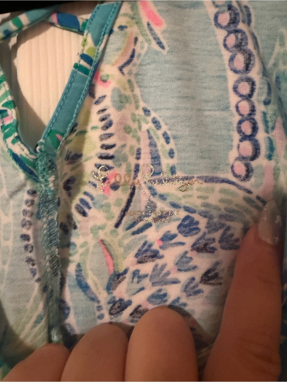 Lilly Pulitzer Kimi Swing Dress in Bermuda Blue Turtle Size Small - Picture 8 of 9